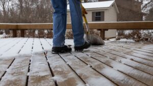 Caring for Wood Decks and Fences in the Winter: How to Protect Your Investment